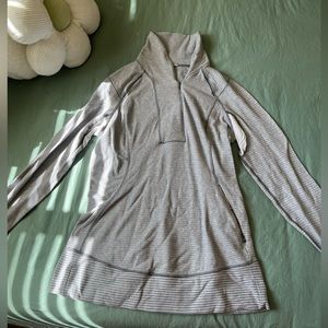 grey lulu lemon jacket quarter zips